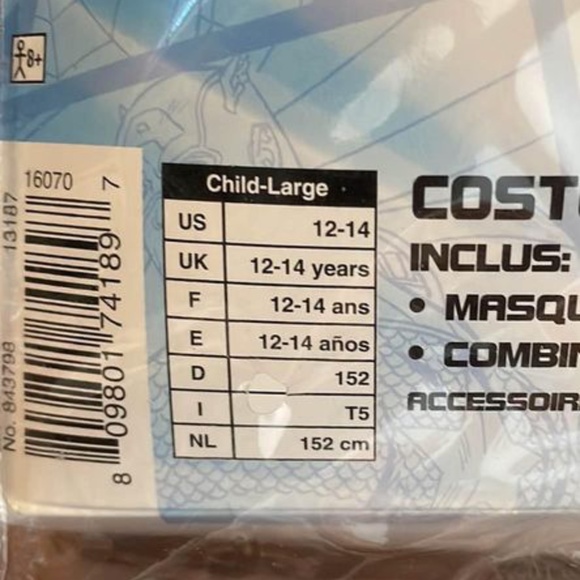 BRAND NEW boy hulk halloween costume size L 12 - 14 (mask & bodysuit) - Picture 6 of 6